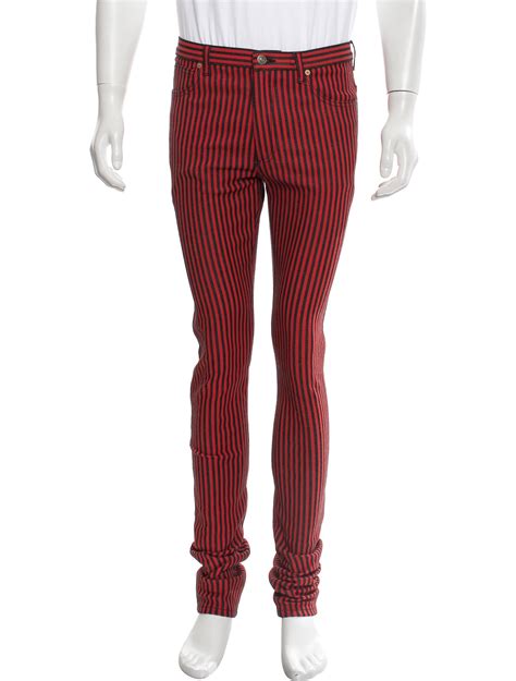 gucci jeans with red stripe|gucci jeans farfetch.